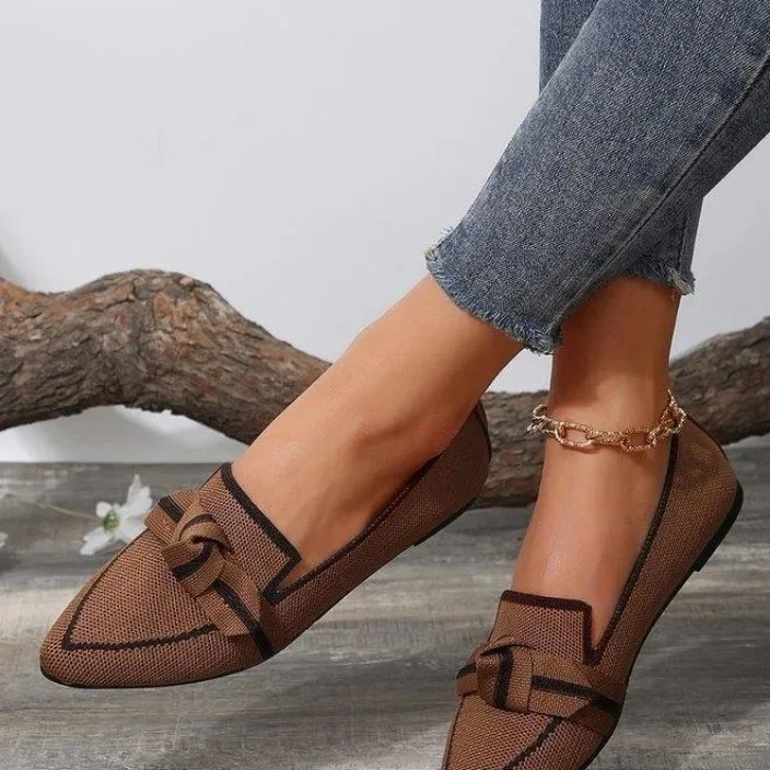 Butterfly Pointed Loafers