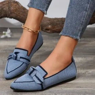 Butterfly Pointed Loafers