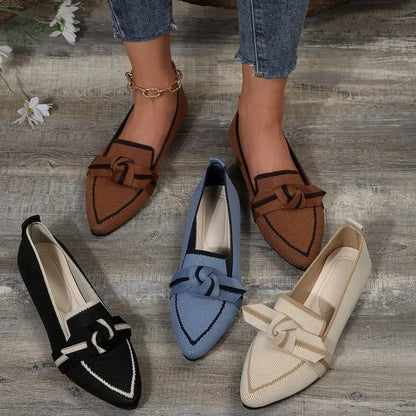 Butterfly Pointed Loafers