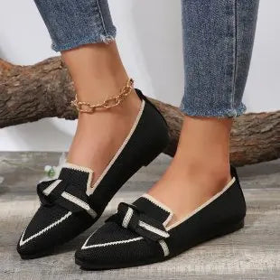 Butterfly Pointed Loafers