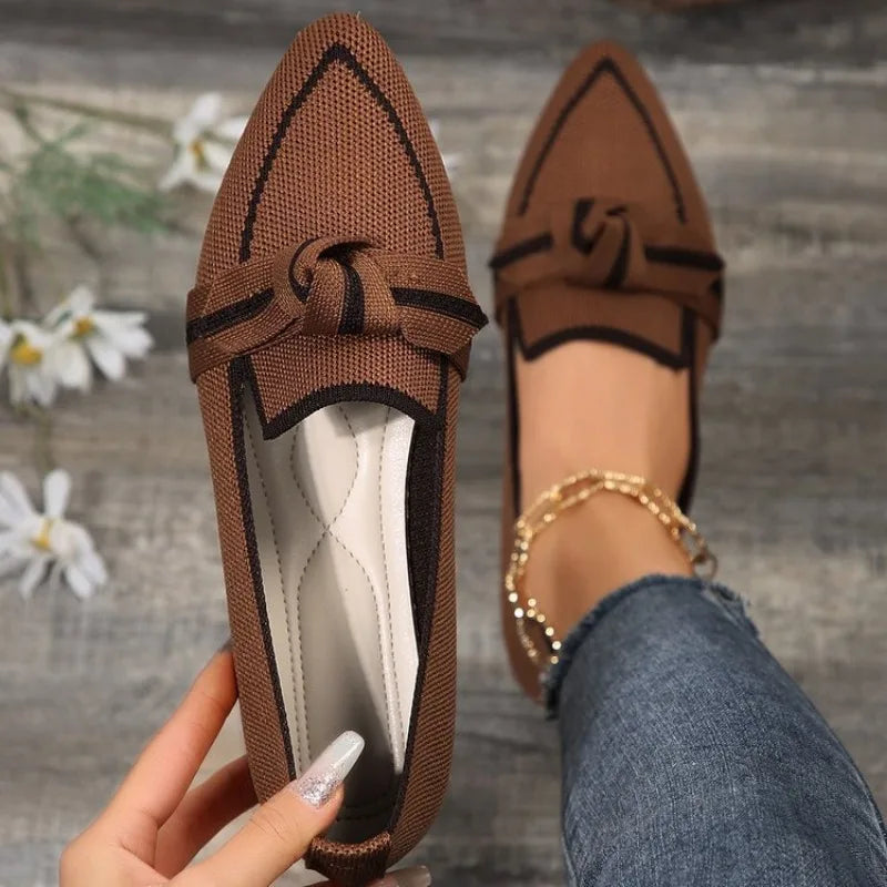 Butterfly Pointed Loafers