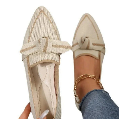 Butterfly Pointed Loafers